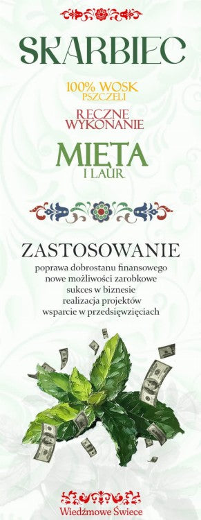 SKARBIEC - Zielone z miętą i laurem • 1 opak (10 szt)- DOBRA FINANSOWE
