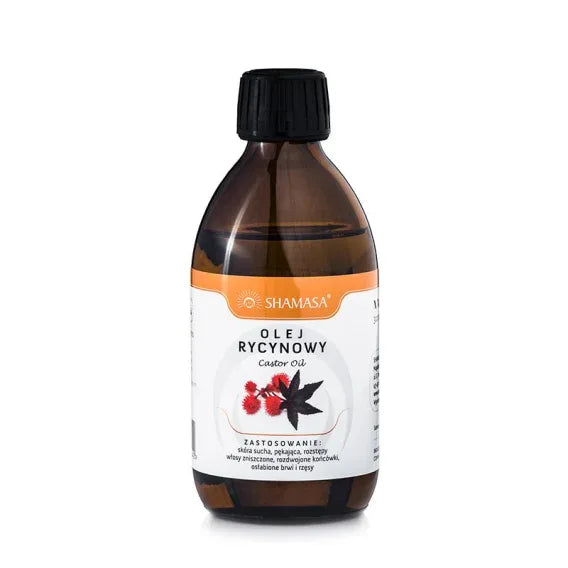 Olej rycynowy zimnotłoczony z Indii 100% naturalny 300ml - Turmalinova Sklep Ezoteryczny Bielsko-Biała