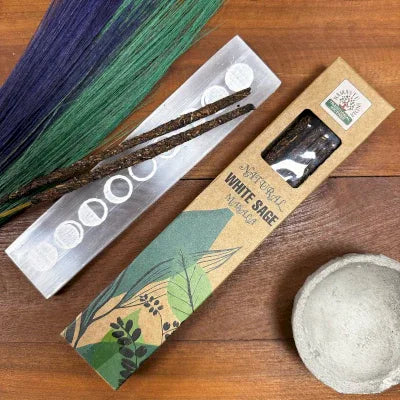 Naturalne Botaniczne Kadzidełka Masala - Biała Szałwia - Turmalinova Sklep Ezoteryczny Bielsko-Biała
