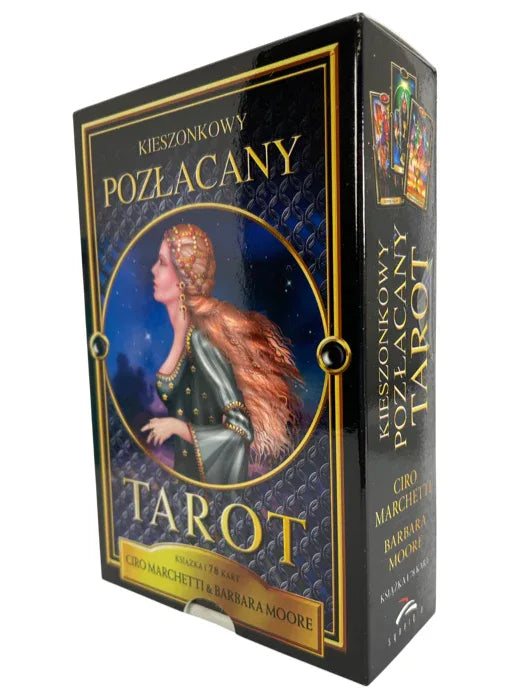 KIESZONKOWY POZŁACANY TAROT - Turmalinova Sklep Ezoteryczny Bielsko-Biała