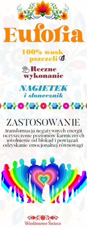 EUFORIA - Pomarańczowe z nagietkiem i słonecznikiem • 1 opak (10 szt)- SPOKÓJ EMOCJONALNY